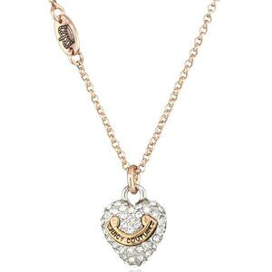 Juicy Couture Rose Gold Heart Necklace